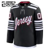 Lapsille NHL New Jersey Devils Pelipaita Custom Fanatics Premium 2024-25 Kolmas Musta